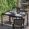 Flash Furniture 30" x 48" Patio Table with Gray Wash Faux Teak Top XU-DG-UH3048-GY-GG - alternate 3